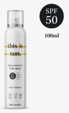 Body Spray This is Sun." SPF30 200 ml Body Spray SPF30 "This is Sun." 100 ml / 150 ml /200 ml