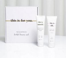 Cadeauset "This is Us Hand Cream + Foot Cream"