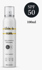 Body Spray spf 50 "This is Sun."