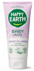 Happy Earth Cream Oil Wash Happy Earth 100 % Natuurlijke Zeepvrije Crème Olie Wasgel voor droge en gevoelige huid