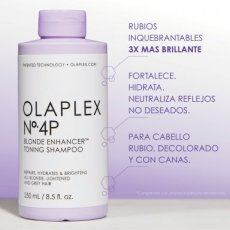 Olaplex N°. 4P  Blonde Enhancer Toning Shampoo Olaplex N°. 4P Zilvershampoo